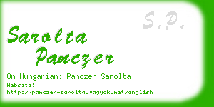 sarolta panczer business card